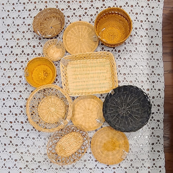 DIY Statement Basket Wall Set of 11 Boho W…
